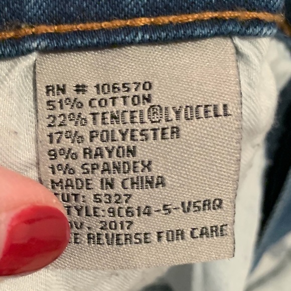 Tractr Women's Straight Jeans with Button Ankle size 6/28 - Picture 6 of 7